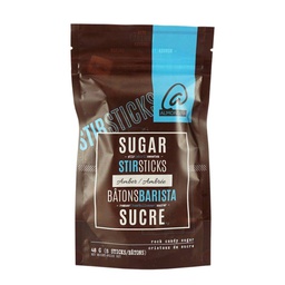 [257092] Sugar Stir Sticks Amber - 5 pc Almondena